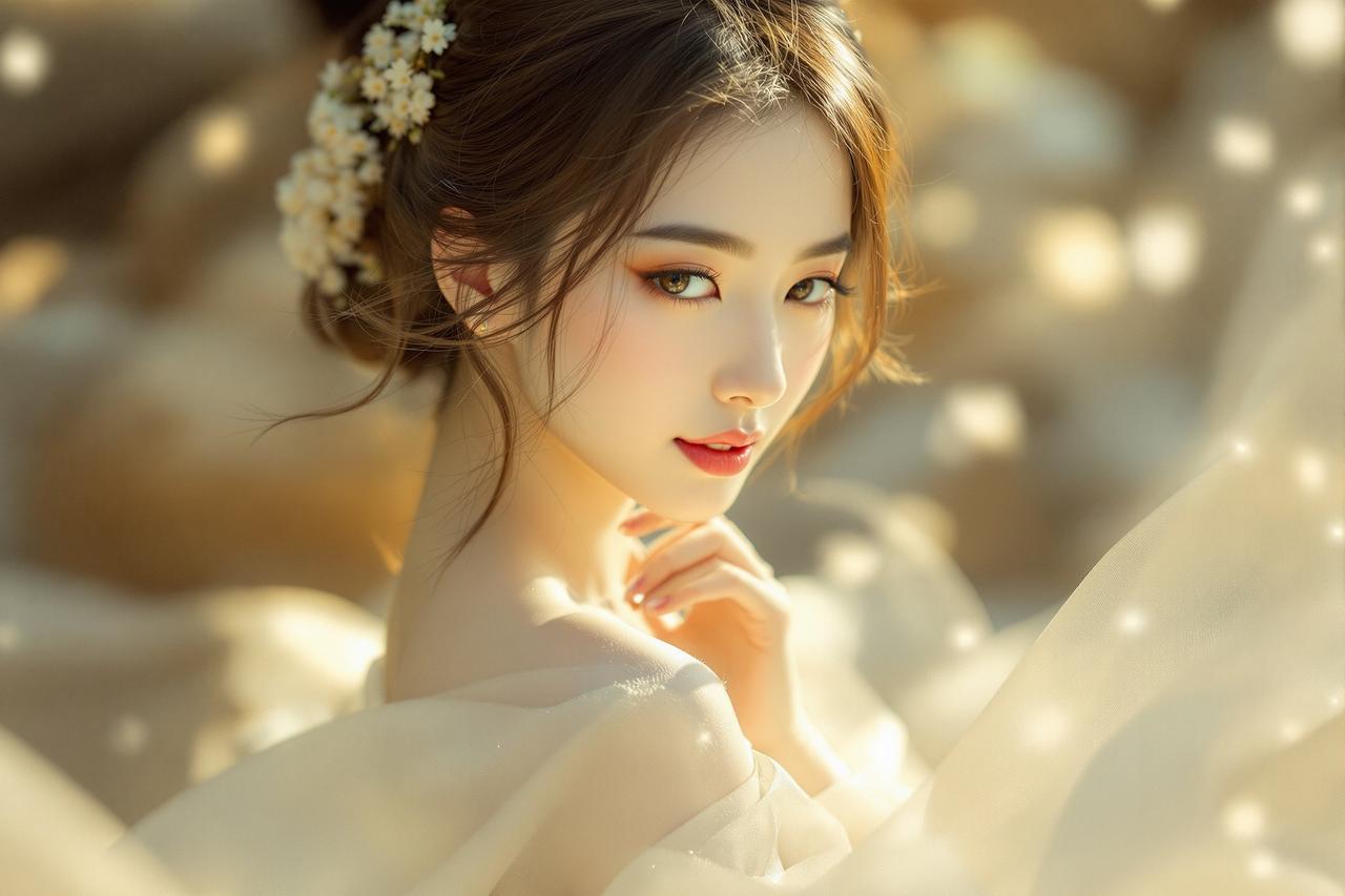 朦胧光感艺术人像